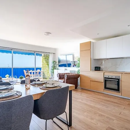 Sea View And Premium Comfort With Ac And Wifi 公寓 尼斯